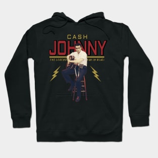Retro Johnny Cash - The Legendary Music Country man in black Hoodie